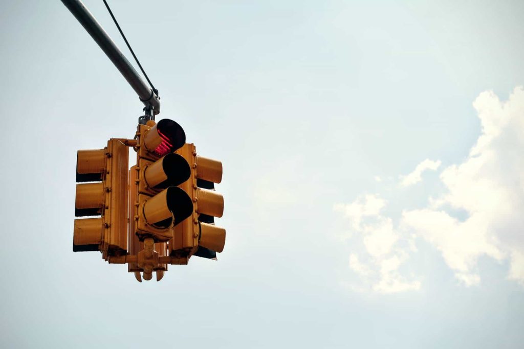 traffic lights to explain restrictions